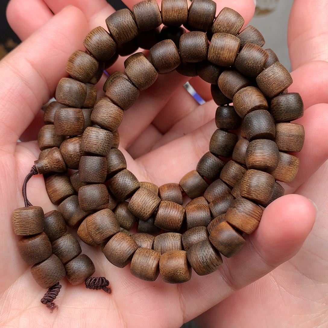 沉香手串越南芽庄白棋楠