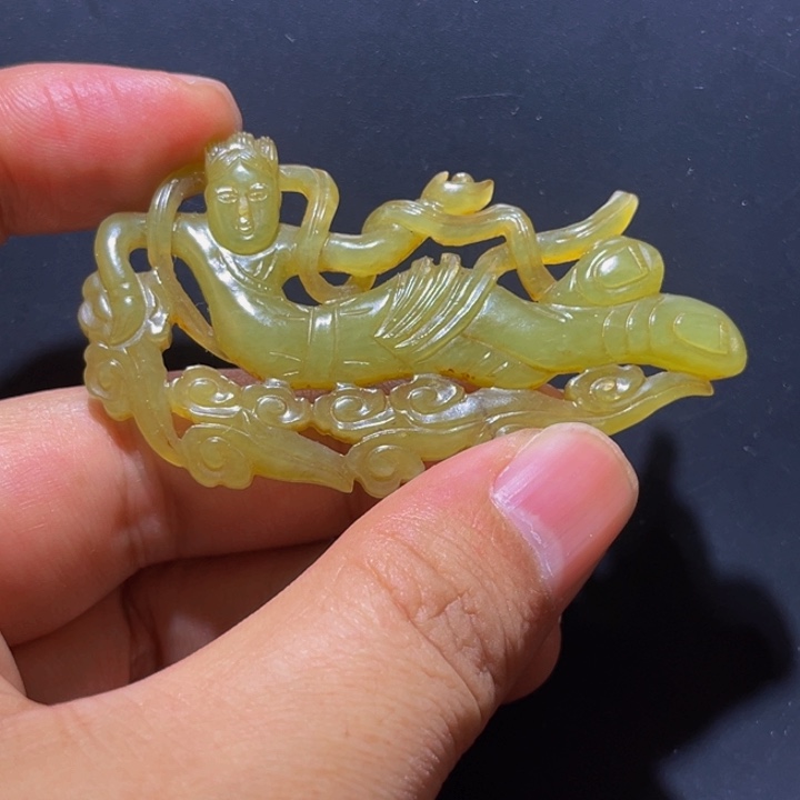 和田玉颈饰未镶嵌多***哥