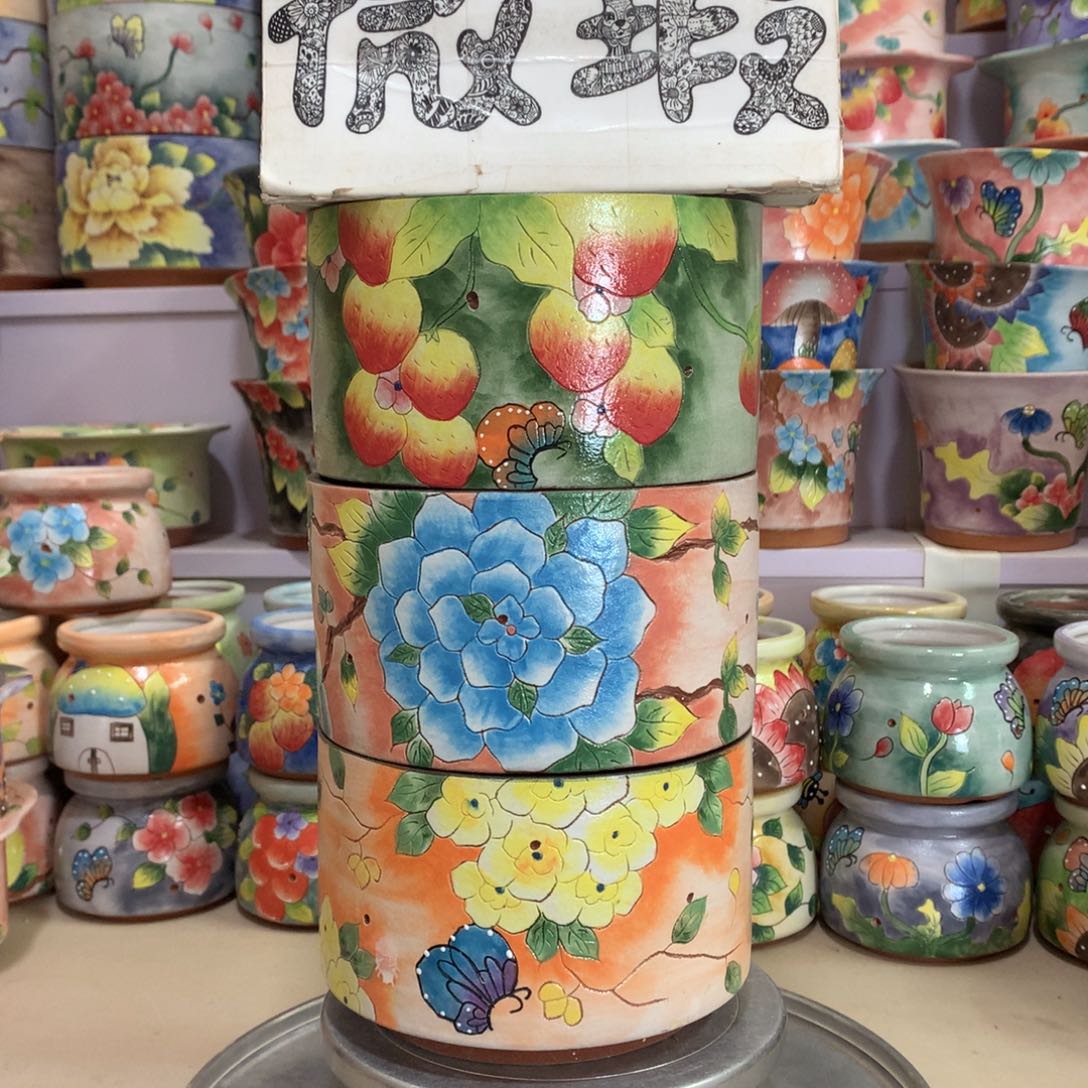 武****心瑕疵福利花盆手工