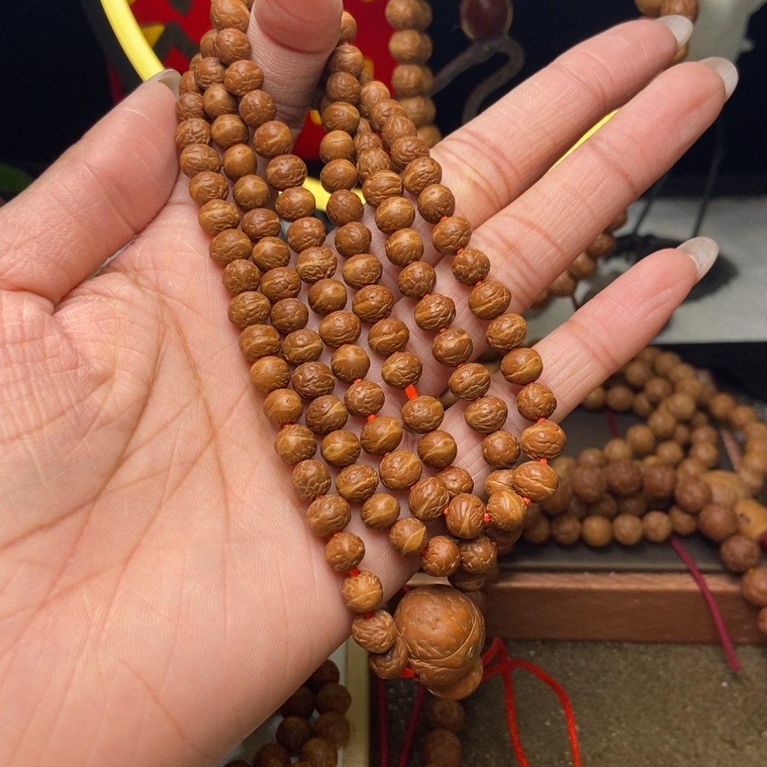 凤眼菩提吊坠酸枣核顶凤6+手持