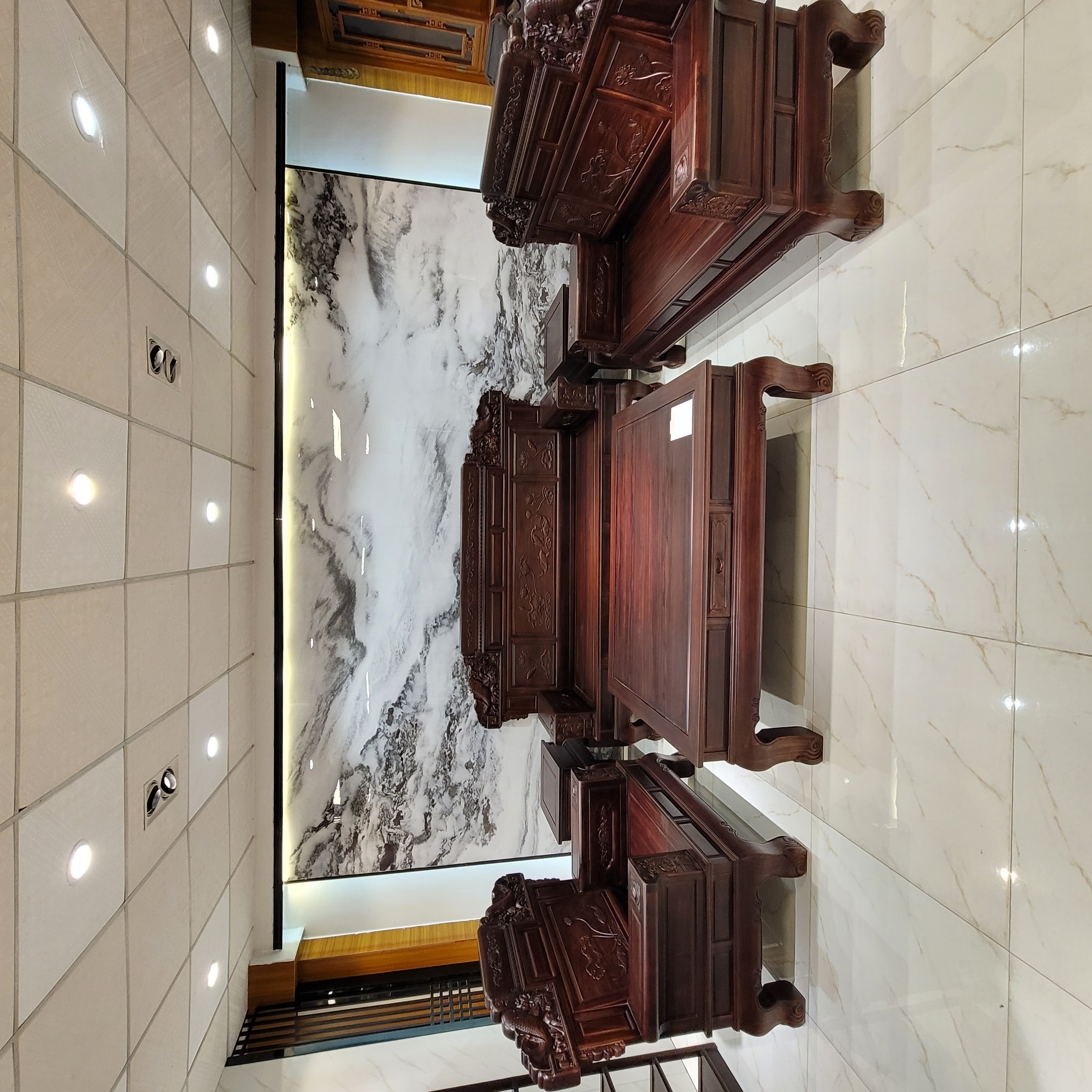 鱼跃龙门123六件套 大套组沙发