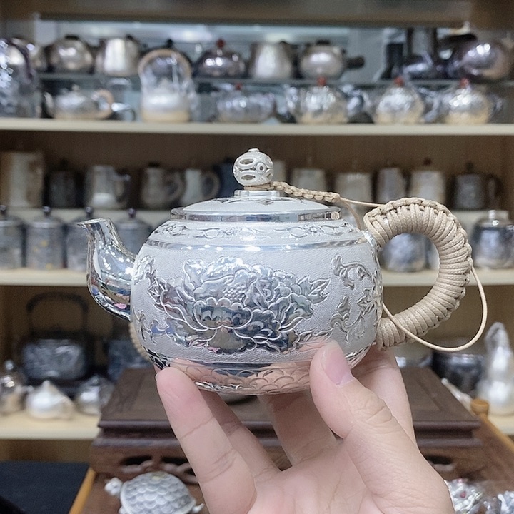 茶盏牡丹花泡茶壶
