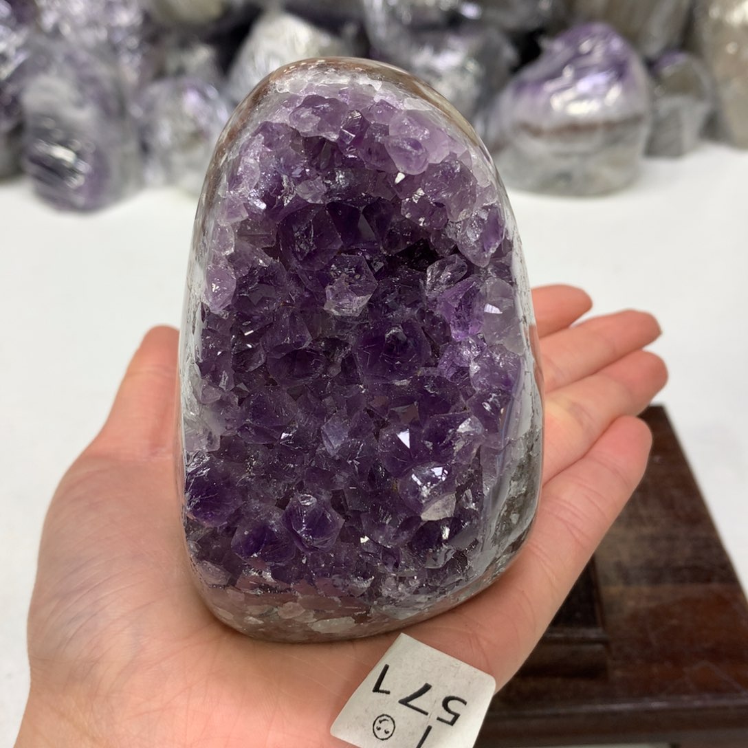 紫晶摆件未镶嵌水晶