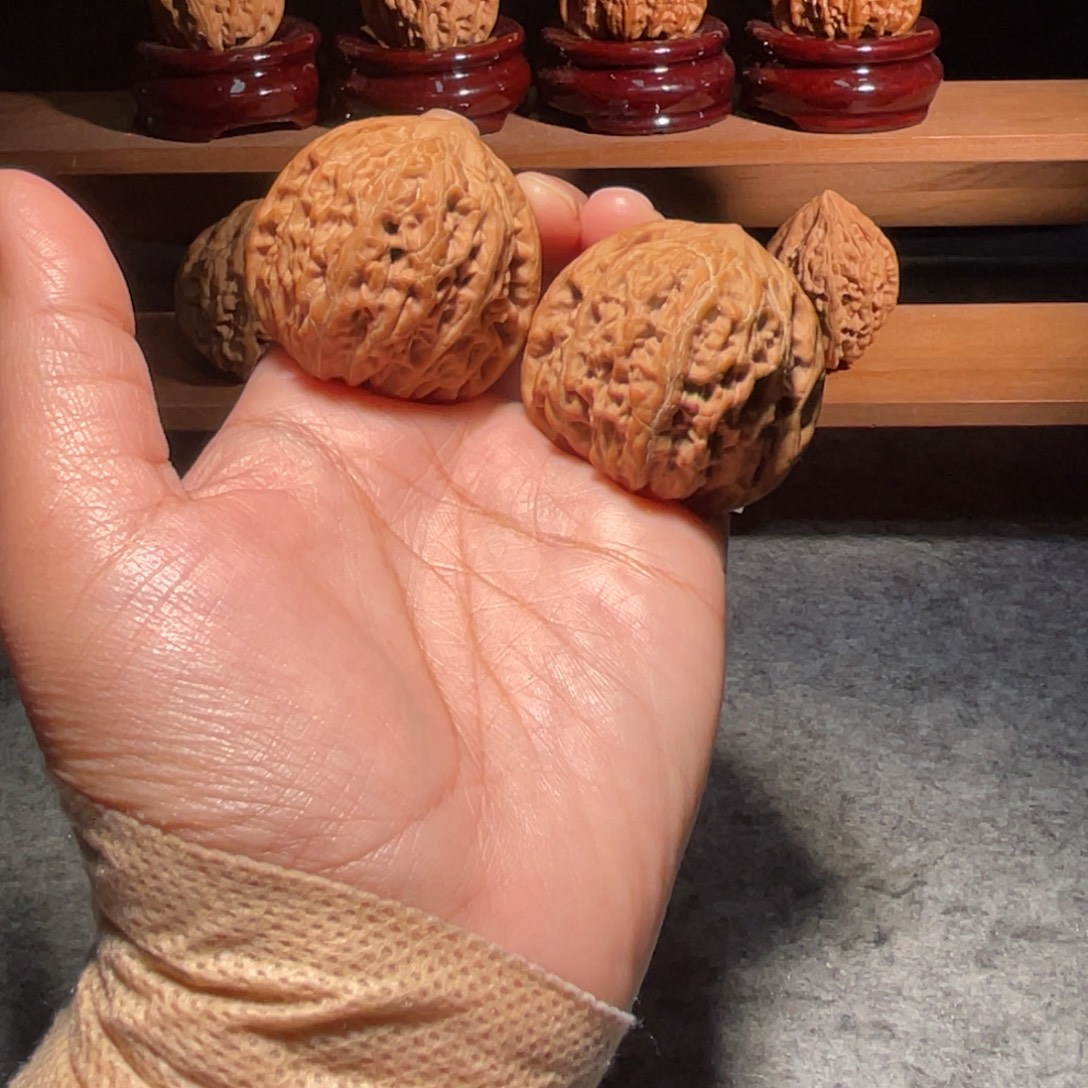 N***.手串/手链核桃毕业三角铁锤全品油蜡红41