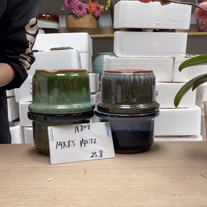 粗陶多肉花盆微瑕808