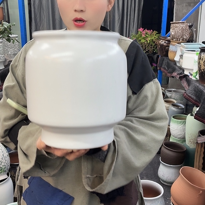 20×27 -粗陶花盆有孔-买买买