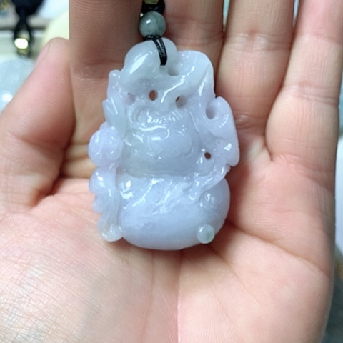 翡翠颈饰未镶嵌天然缅甸翡翠a货