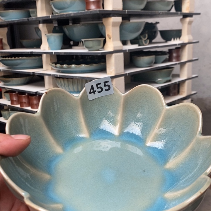 盘陶原矿釉原产地汝瓷微瑕