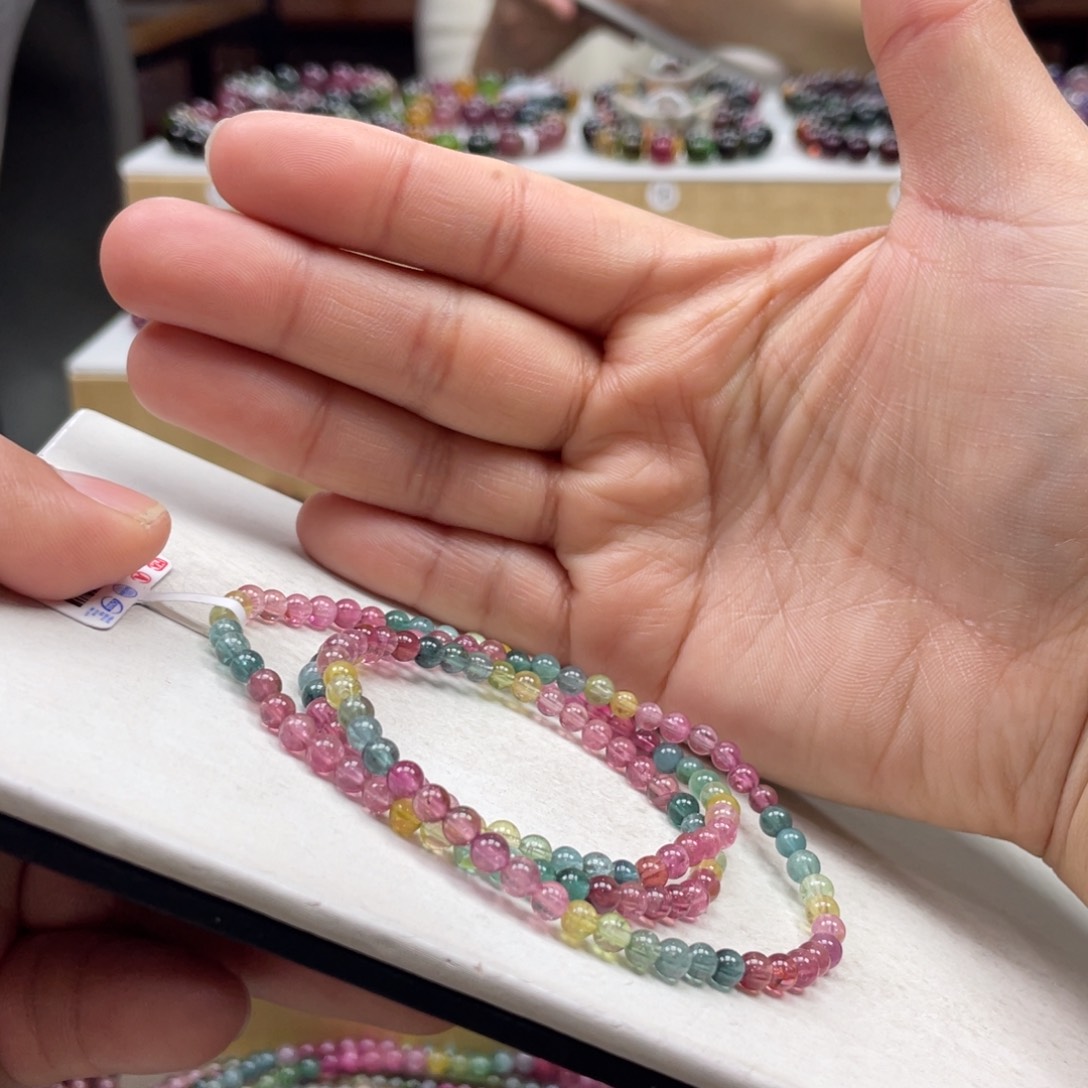 碧玺手串未镶嵌4.3mmmmmmmmmmmmmmm