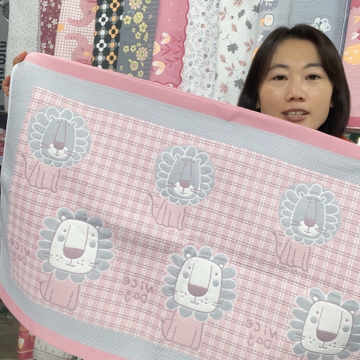 棉特价粉色小狮子