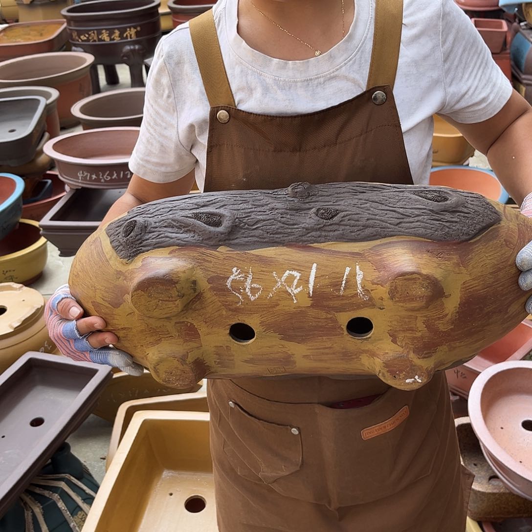 紫砂花盆盆景艺术