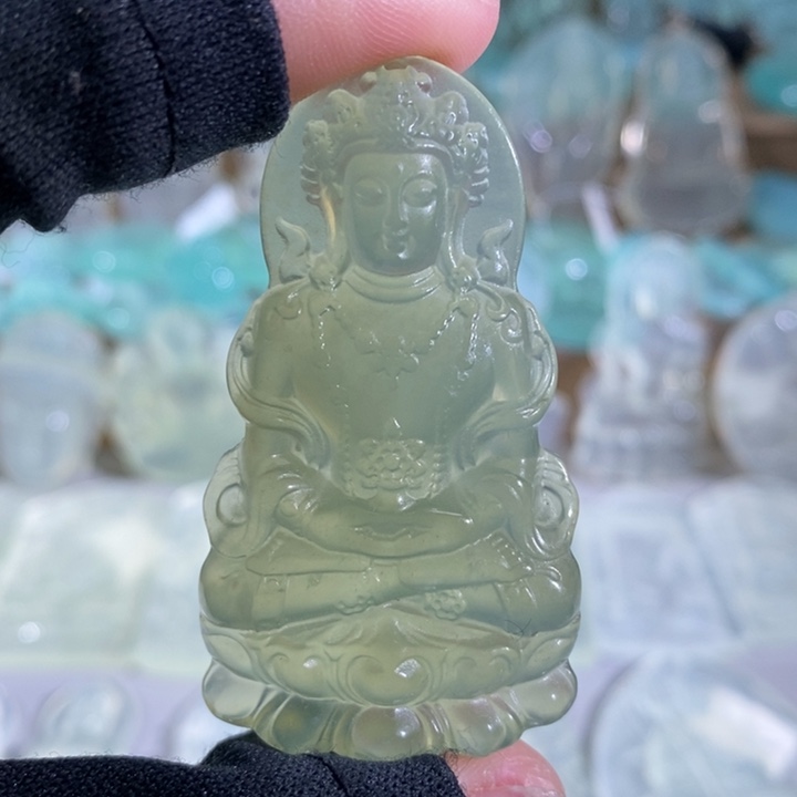 岫玉吊坠未镶嵌吊坠