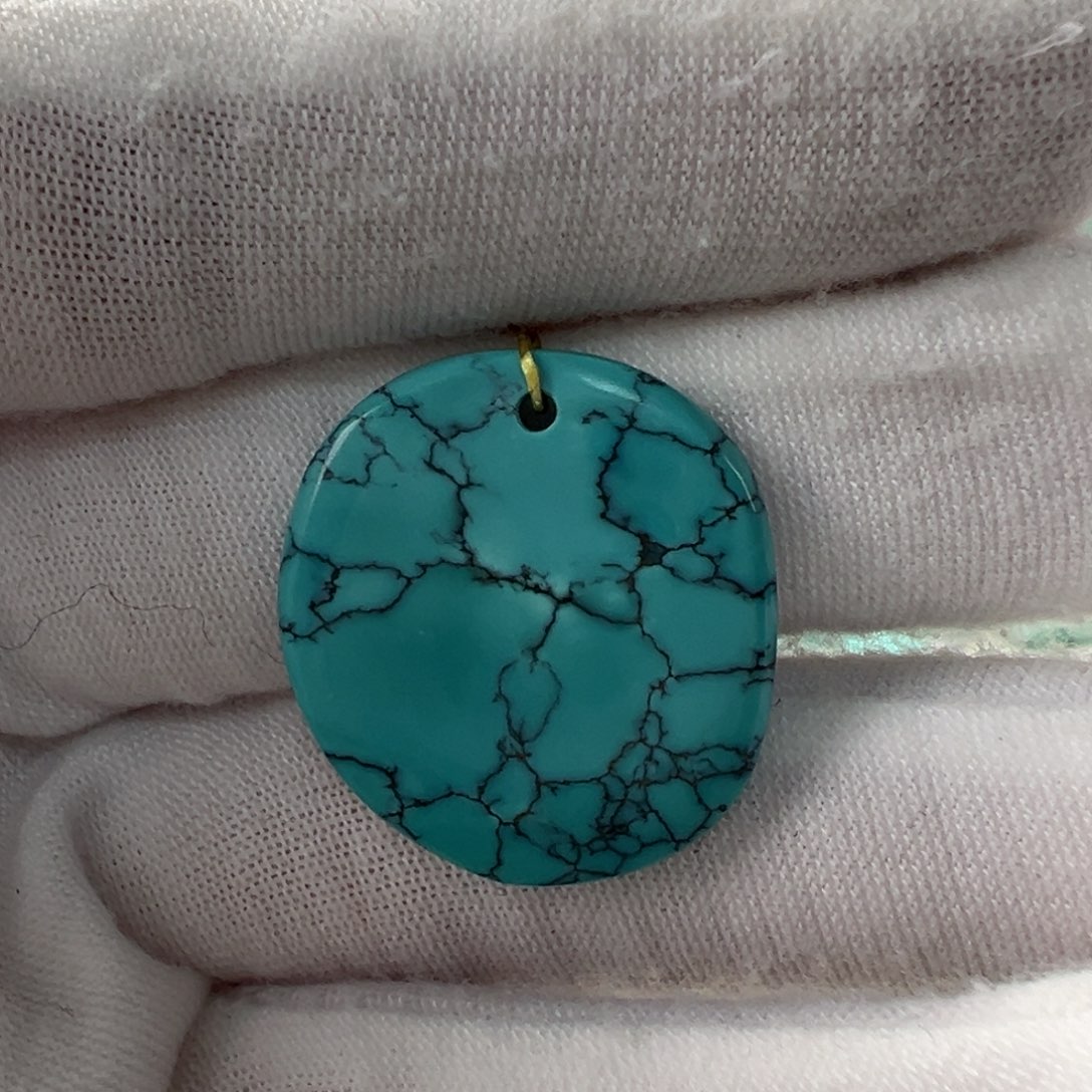 未镶嵌绿松石随形22mm