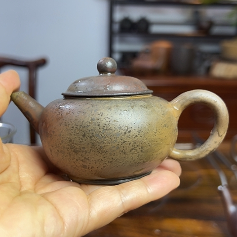 戬谷龙窑柴烧茶壶17