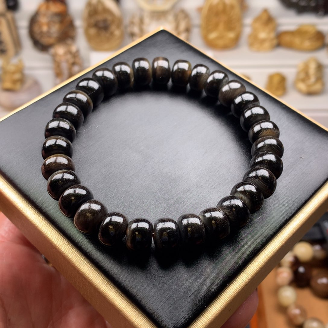 驼骨手串/手链10驴蹄桶珠单圈