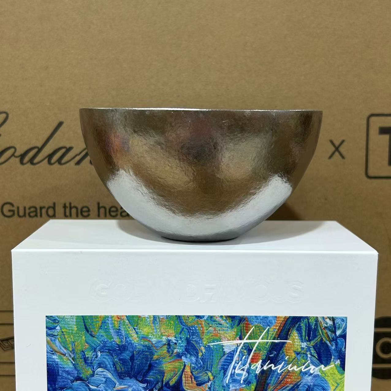 G&F纯钛碗饭碗汤碗300ML