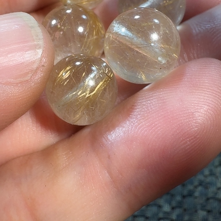 青***松颈饰发晶未镶嵌你