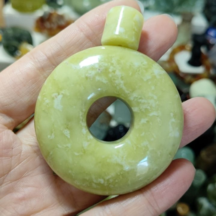 未镶嵌岫玉平安扣