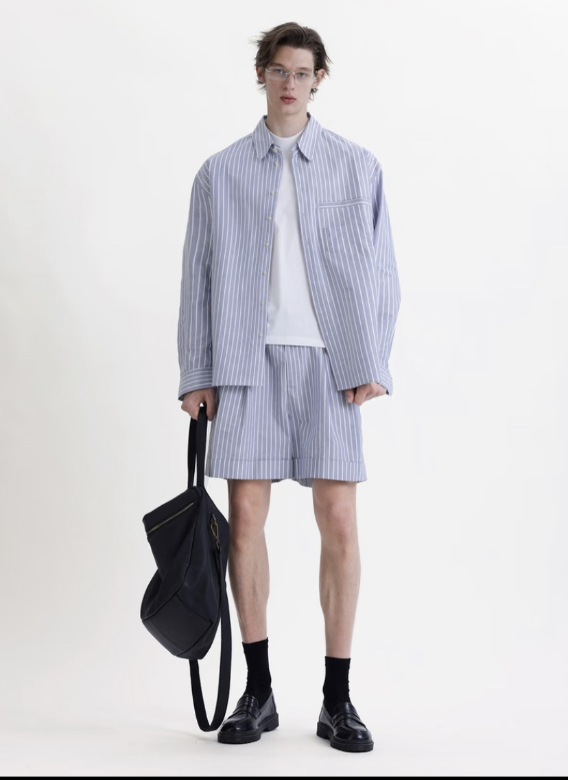 【1856】重磅棉男士长袖经典圆领设计不挑脸型复古百搭时尚