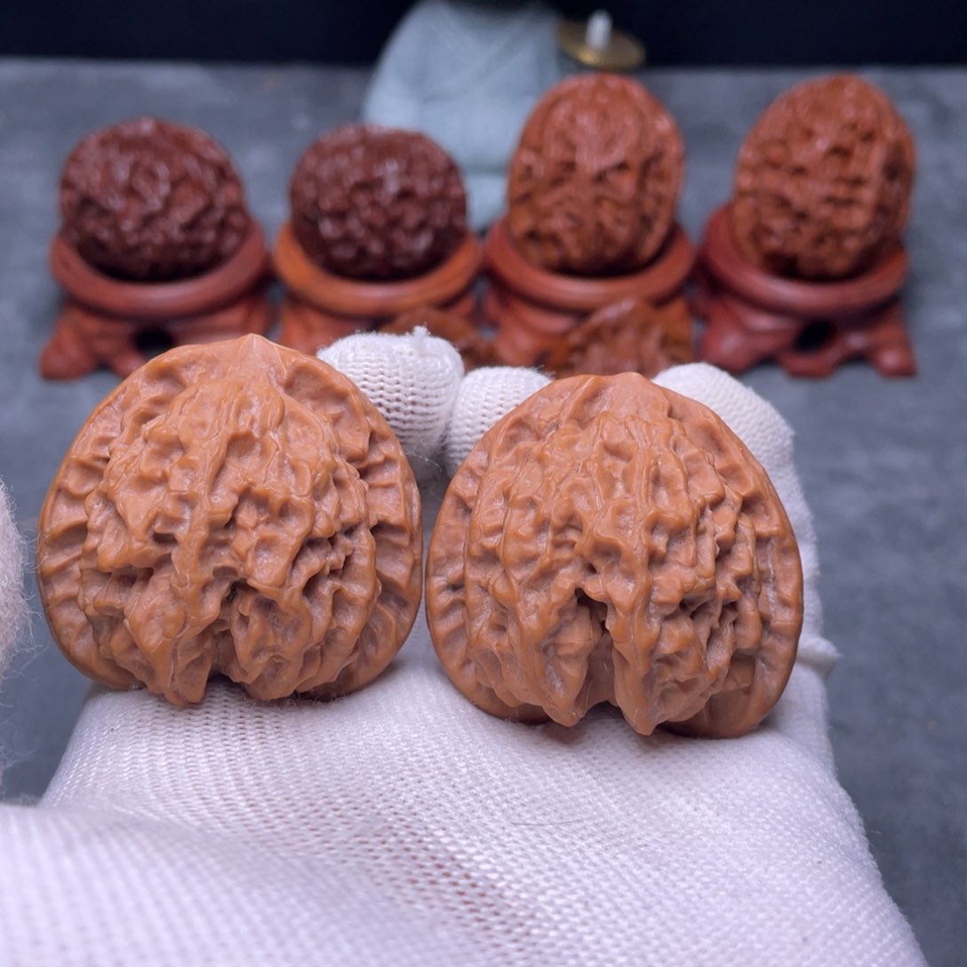 文玩核桃吊坠42全品鹤渡岭公子帽