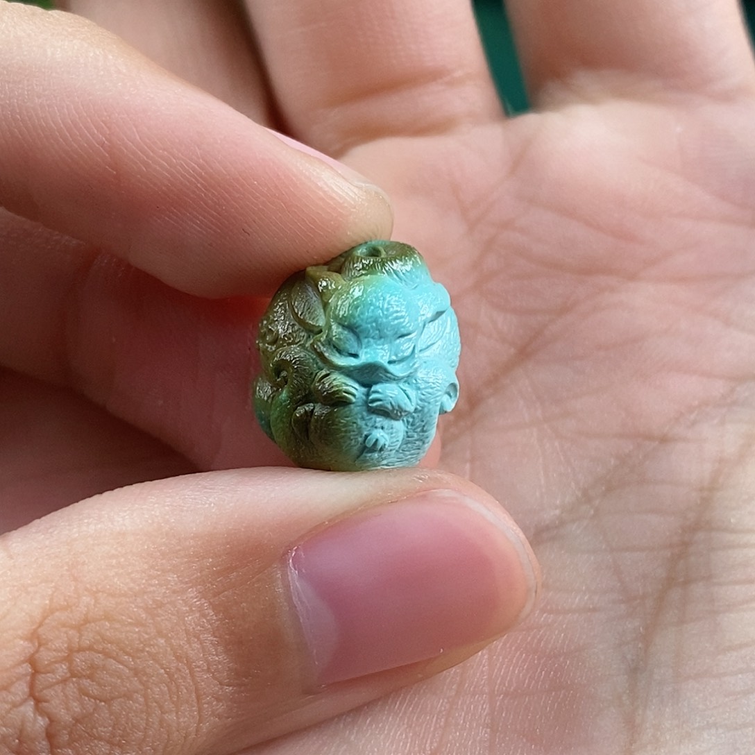 绿松石珠宝奇石未镶嵌