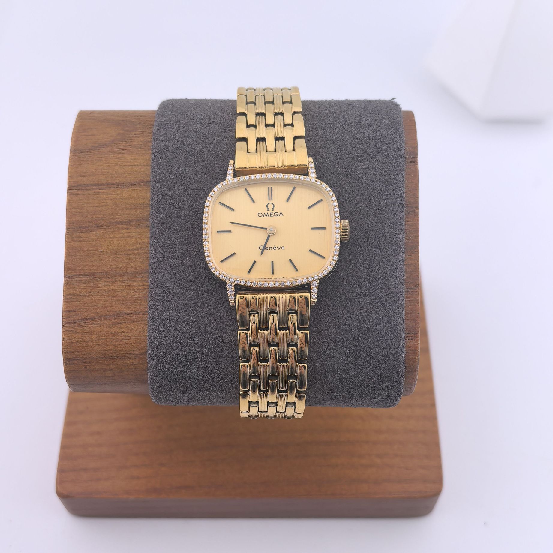 95新 Omega/欧米茄 中古欧米茄女表/手动机械/表经24*21mm/02053