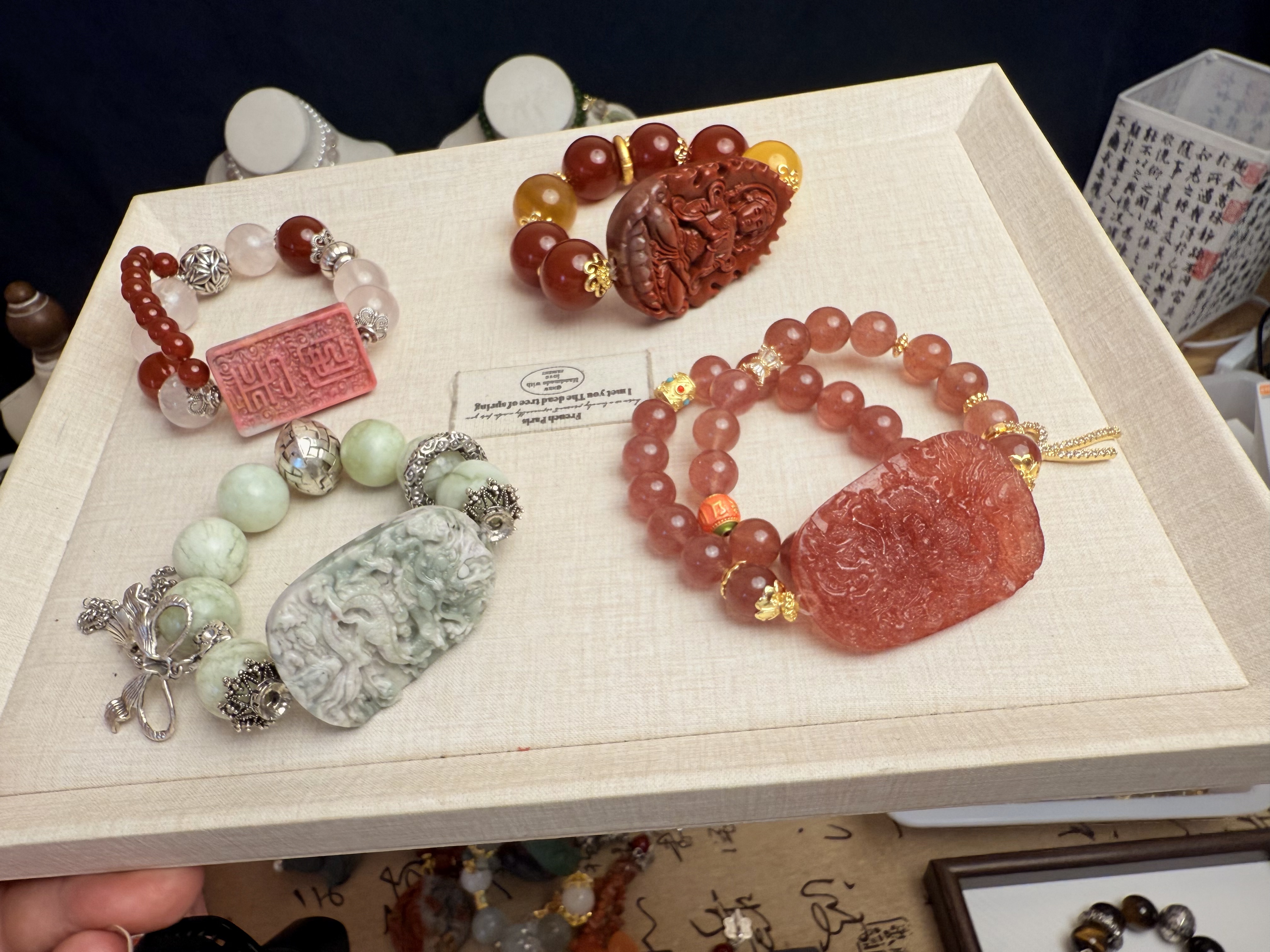 天然水晶手串 补差价链接 DIY原创设计款  多样性发其一