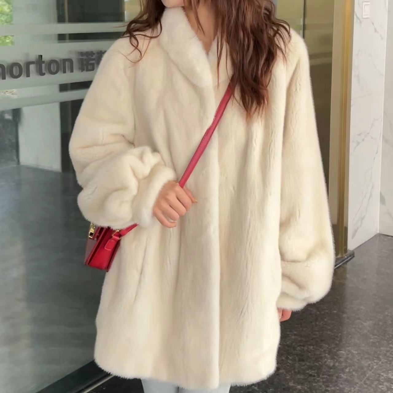 【貂小姐】水貂真水貂皮草女装服饰新款大衣