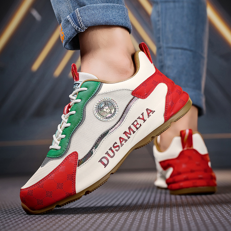 DUSAMEYA/杜莎米娅秋季新款百搭男鞋时尚轻奢休闲潮鞋情侣款