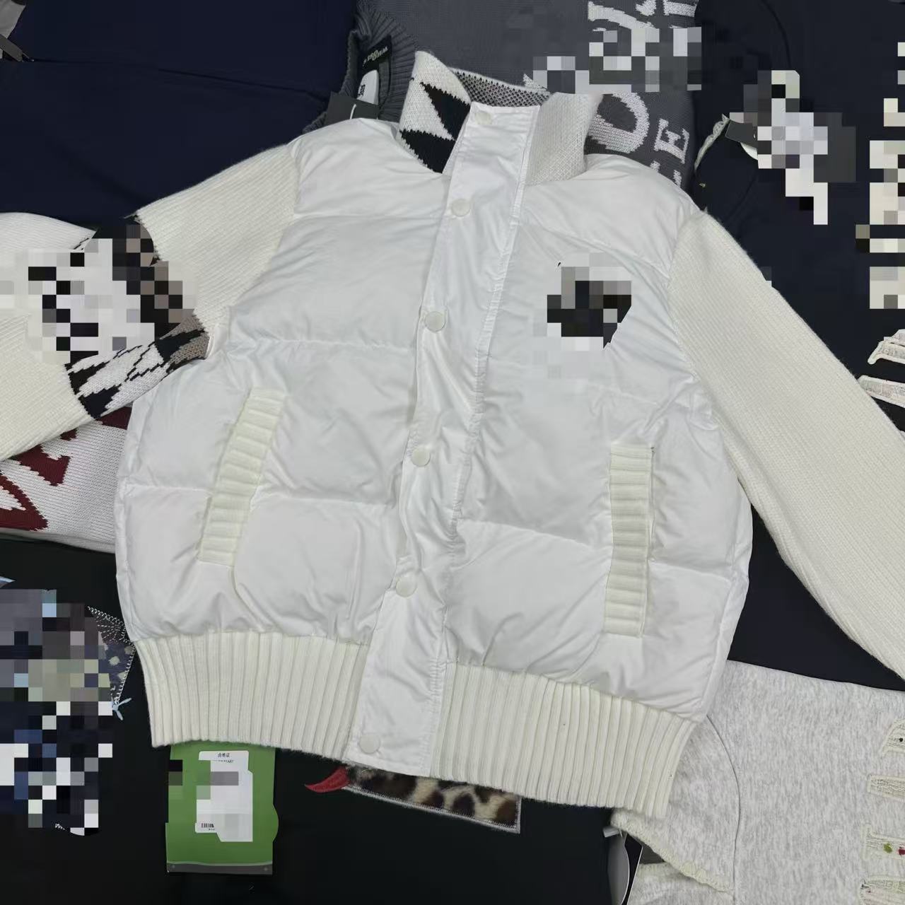 N家 毛织拼接羽绒服 艺术家勿扰 