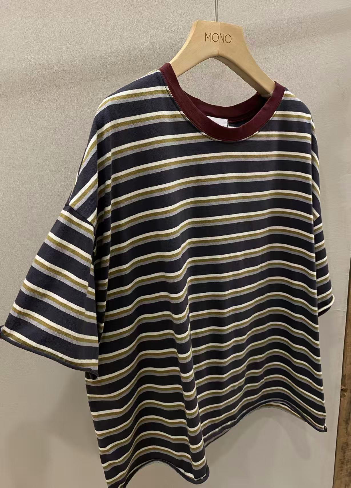 韩国正品/不支持退换/哈/条纹半袖/0702/L7H5L6/13