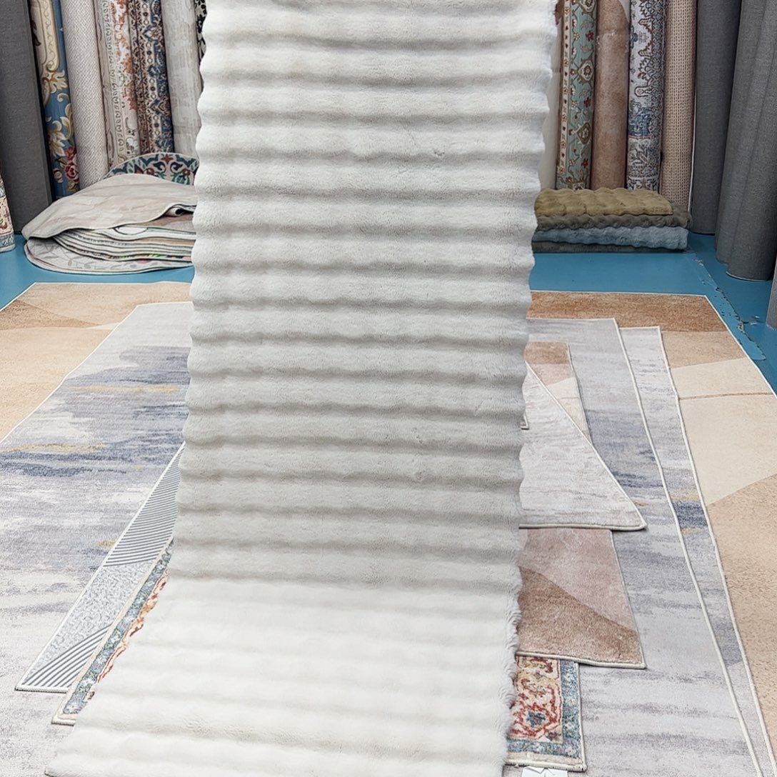 混纺100×200仿兔毛泡泡球麂皮绒特价尺寸误差正负1-3厘米