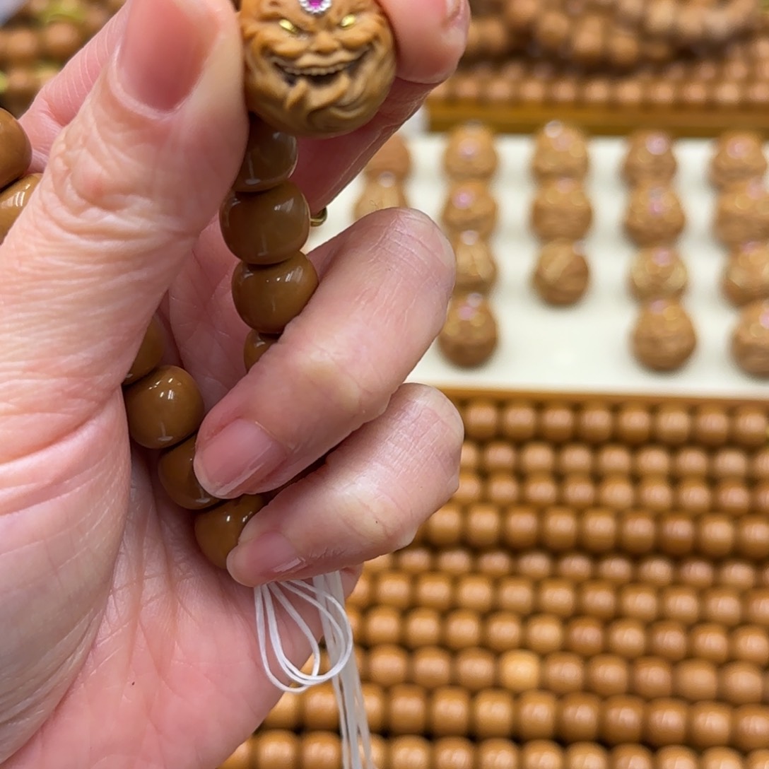 桃核手串就****51.0猴头老型