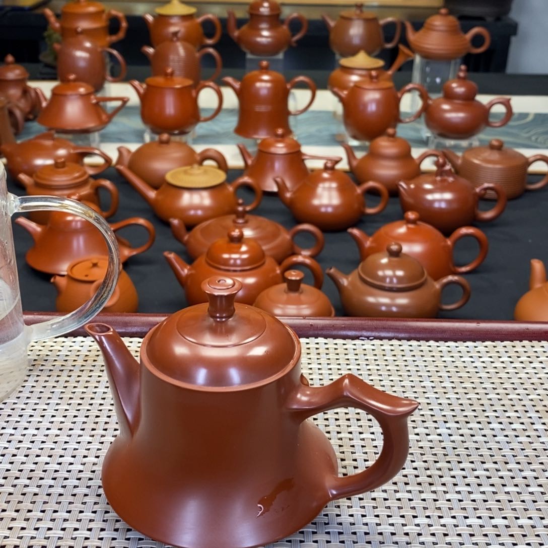 紫砂茶壶善****度潮州手工艺