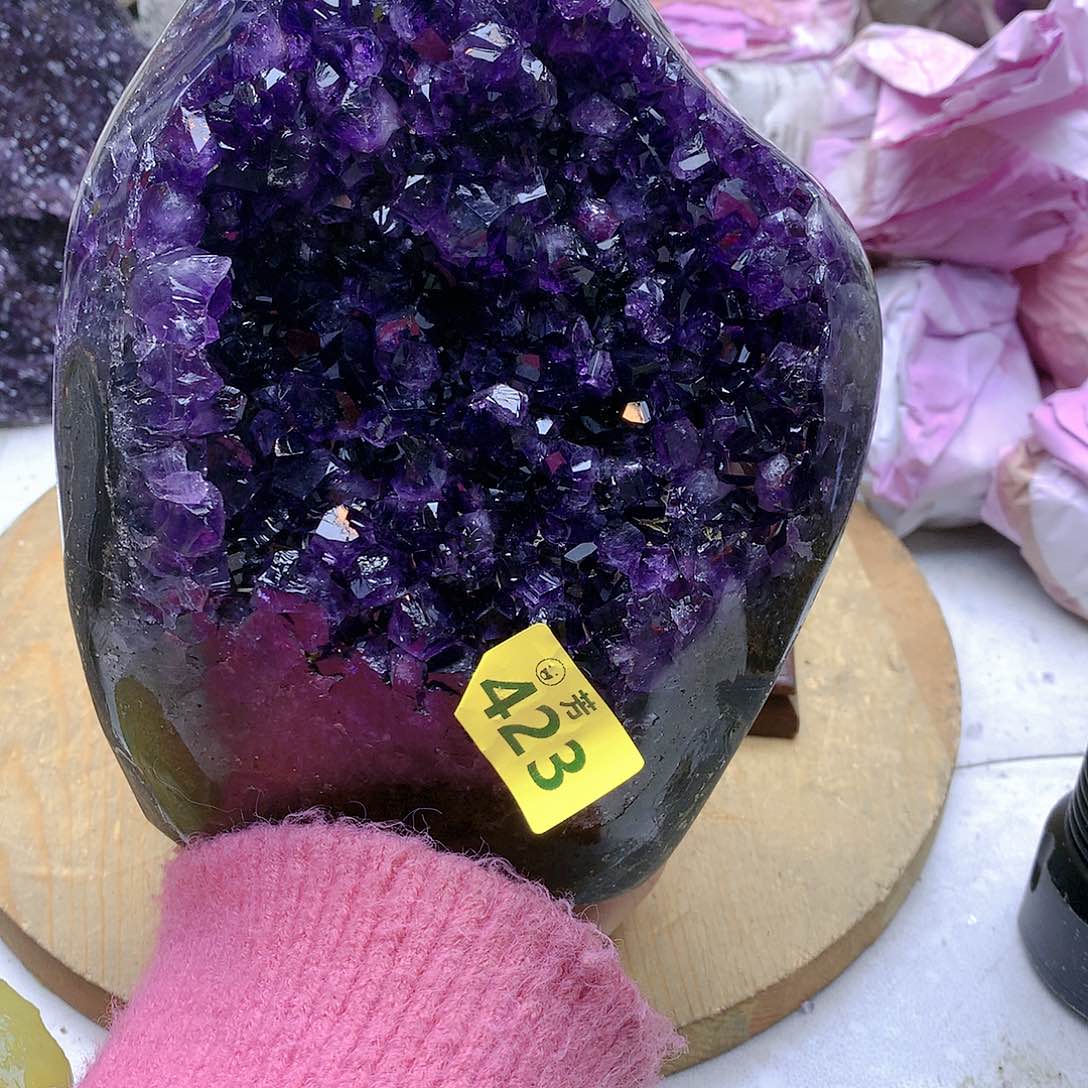 紫晶大型摆件（非配饰）未镶嵌L*敏