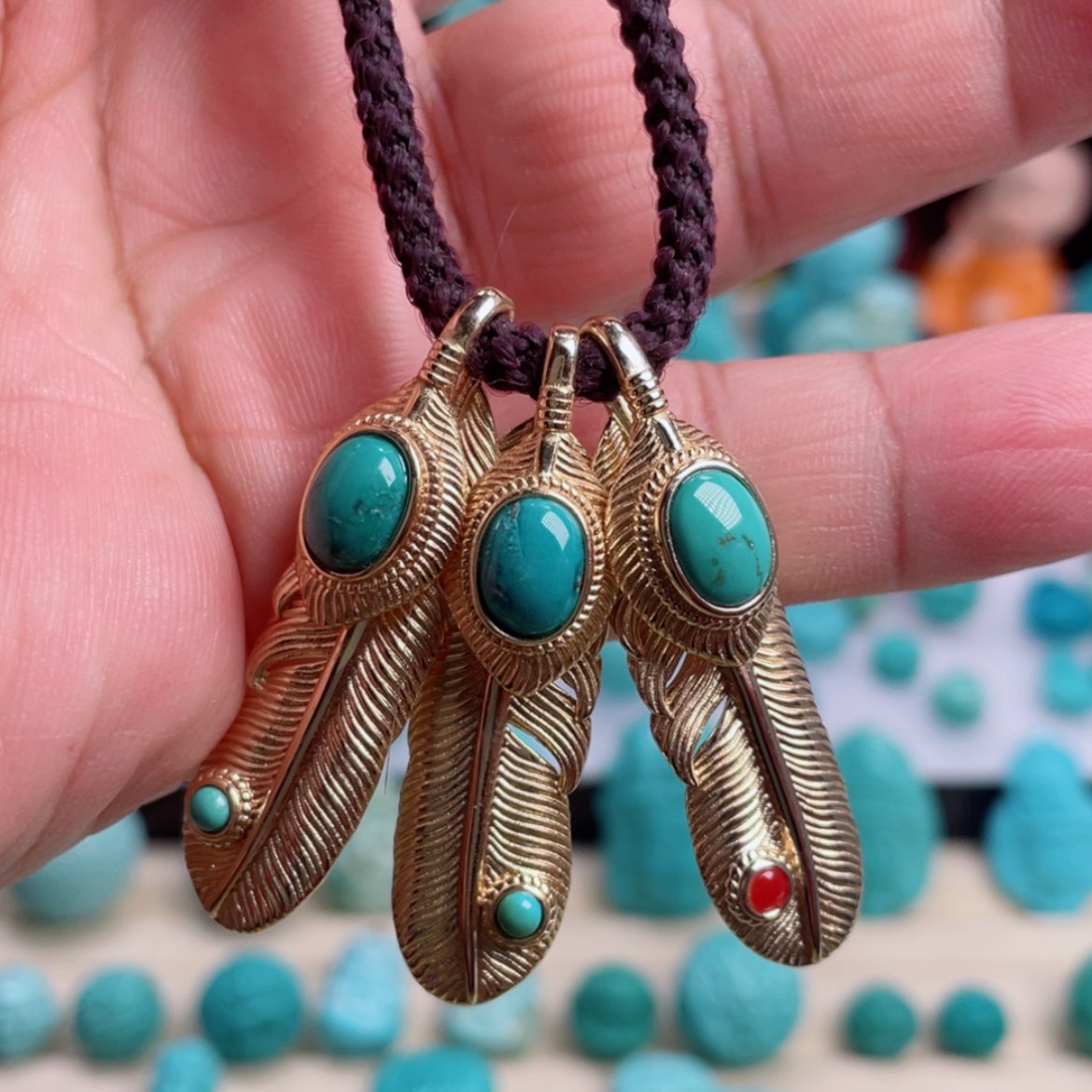 【闪购商品】绿松石吊坠(不含链)未镶嵌