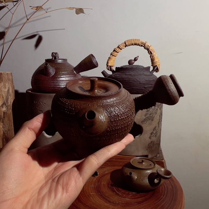潮州原矿泡茶壶爆裂纹