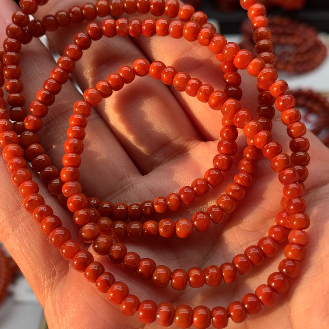 南红玛瑙手链未镶嵌C*