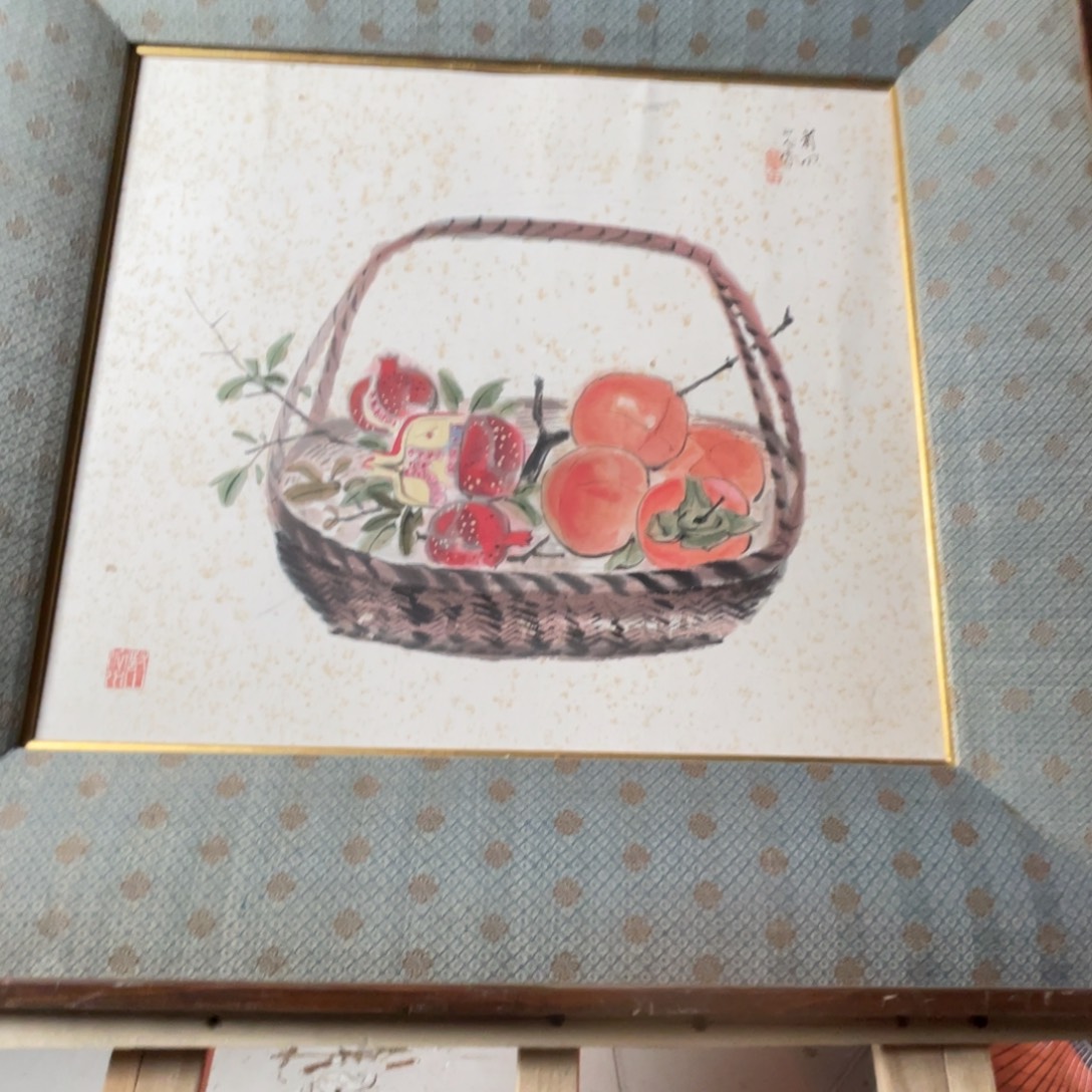 中古框画有些瑕疵看好下单不退不换