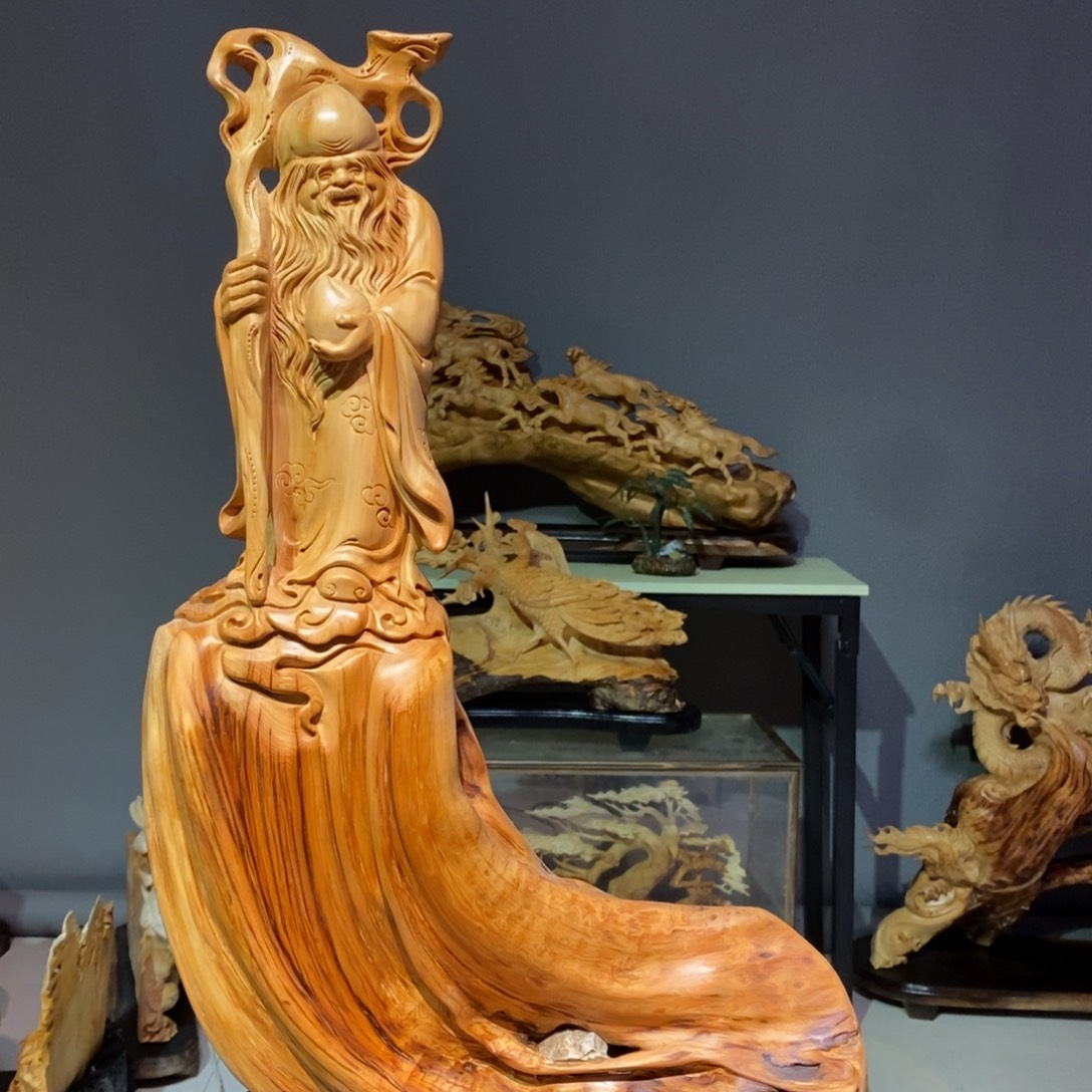 柏木（崖柏）崖柏木雕刻