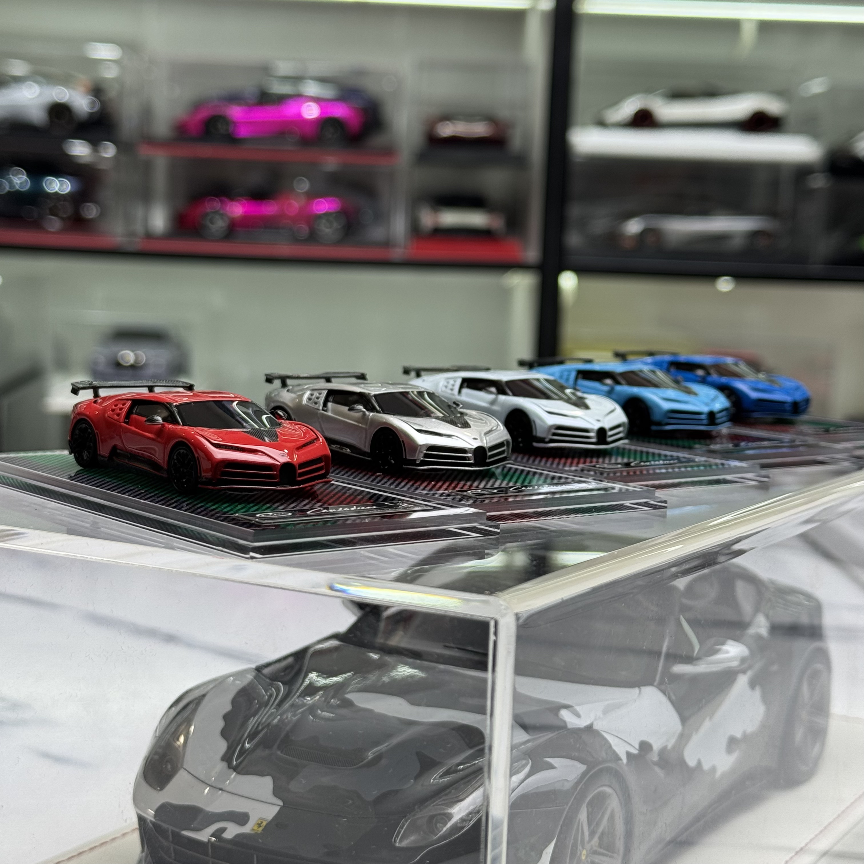 【U2】布加迪 Centodieci 110 纪念版 1:64树脂 收藏级汽车模型