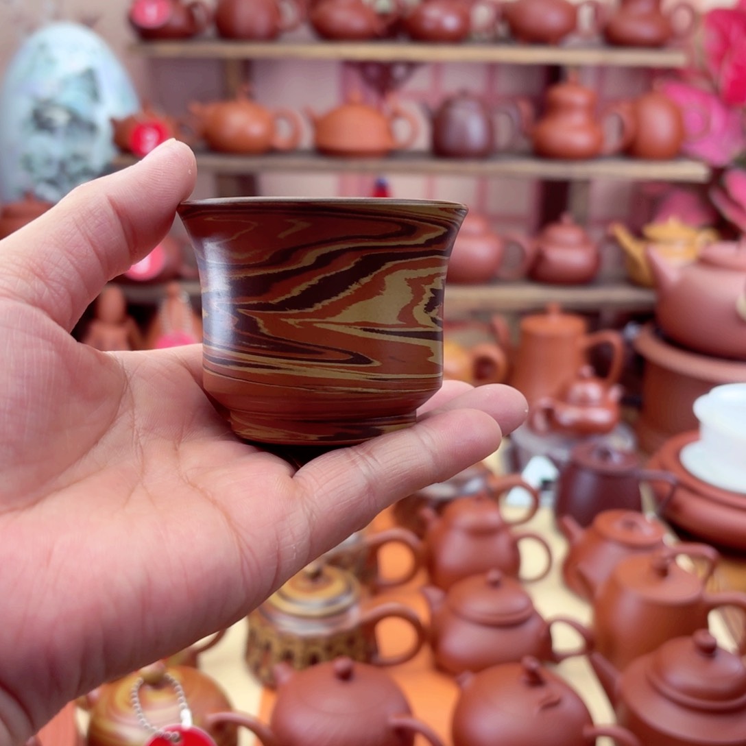 紫砂茶壶搅泥主人75 cc手拉