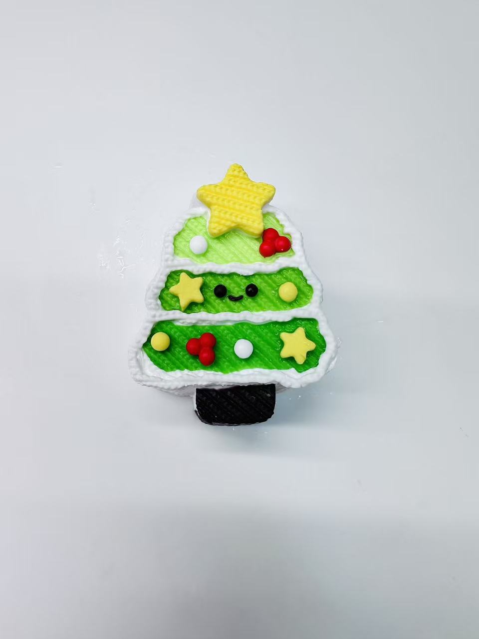 食品级硅胶纯手工制作捏捏-捏捏圣诞树（默认微瑕）