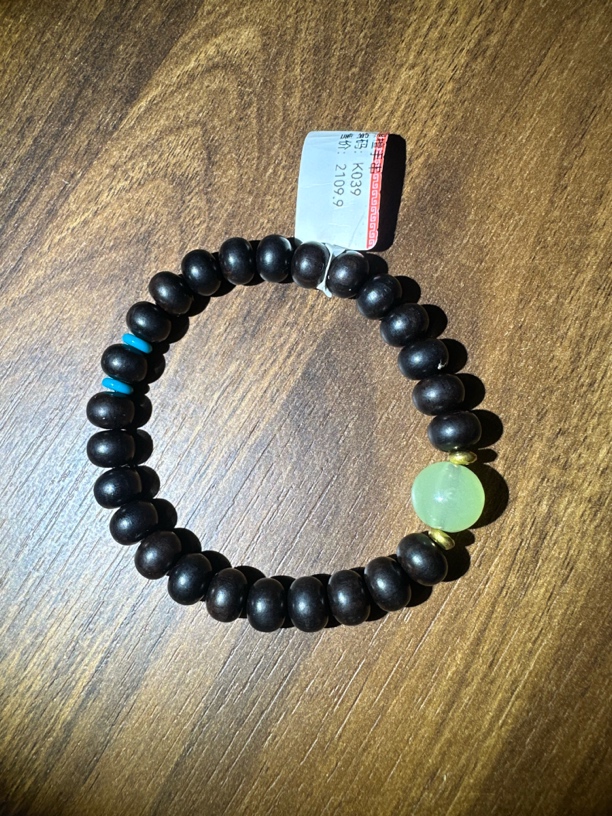 K039黑檀手串（无礼盒）