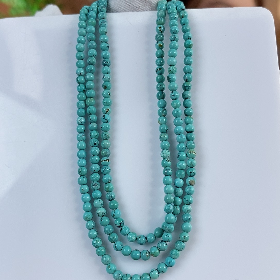 绿松石珠宝奇石18K金镶嵌