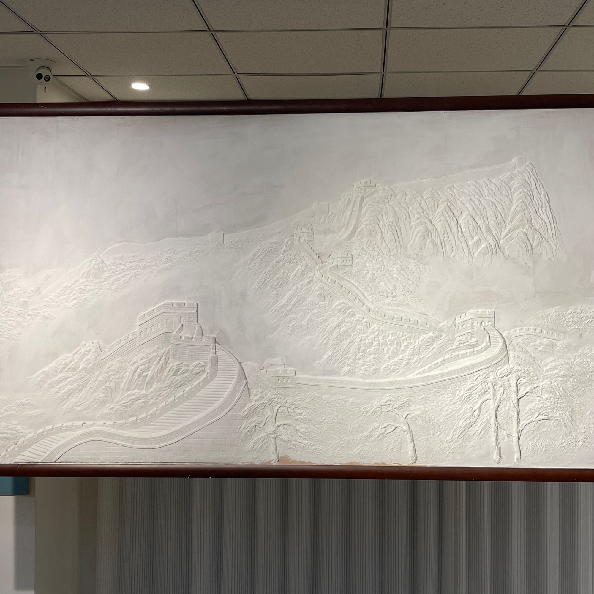 抽象肌理高山油画风格客厅沙发背景墙装饰画现代壁画挂画