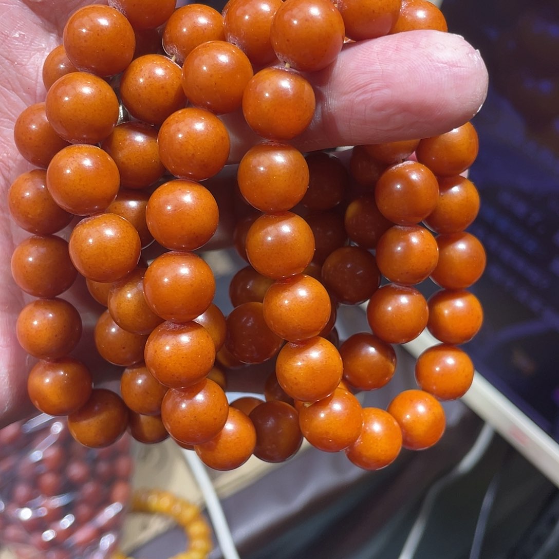 琥珀手链未镶嵌琥珀蜜蜡02
