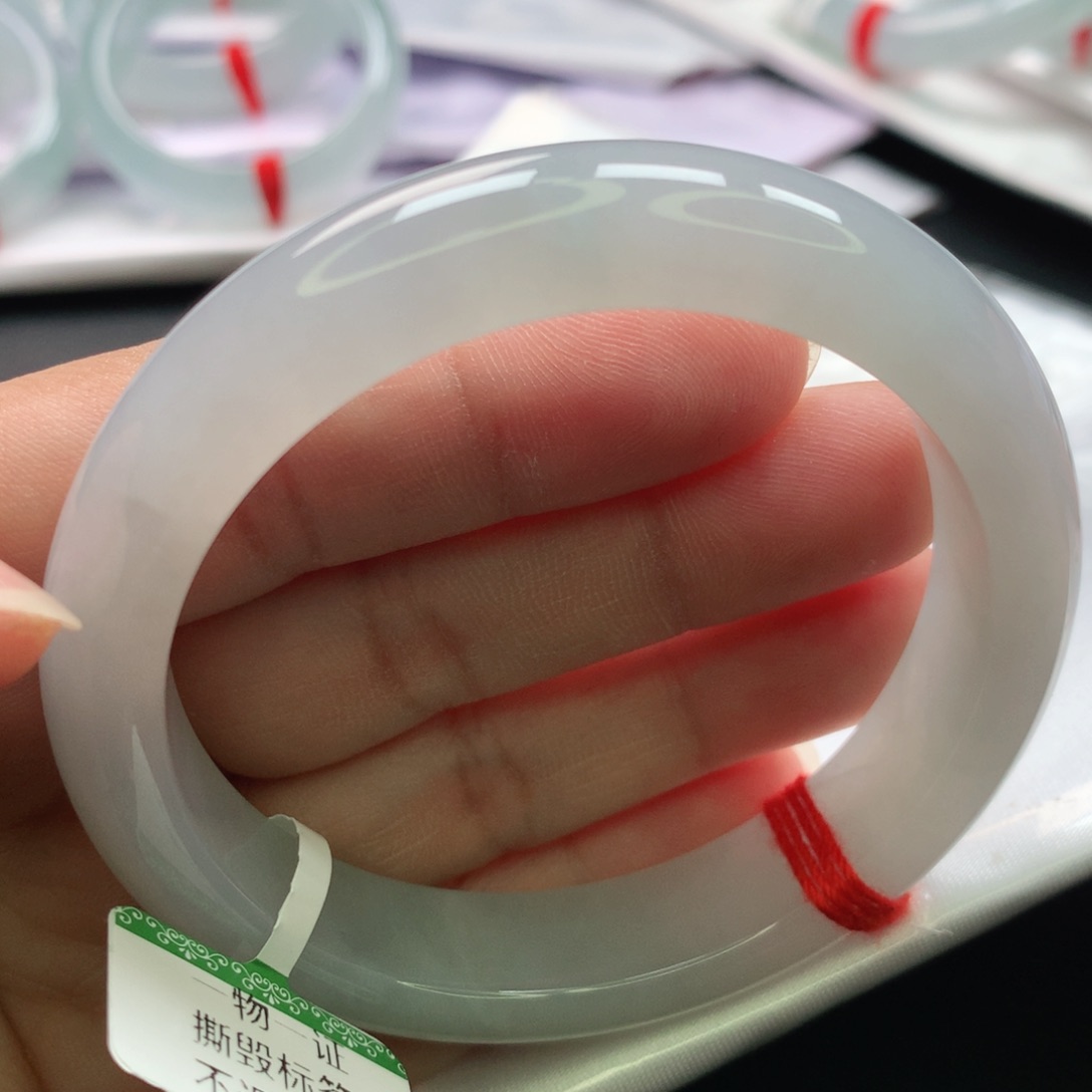 翡翠手镯未镶嵌缅甸54.55