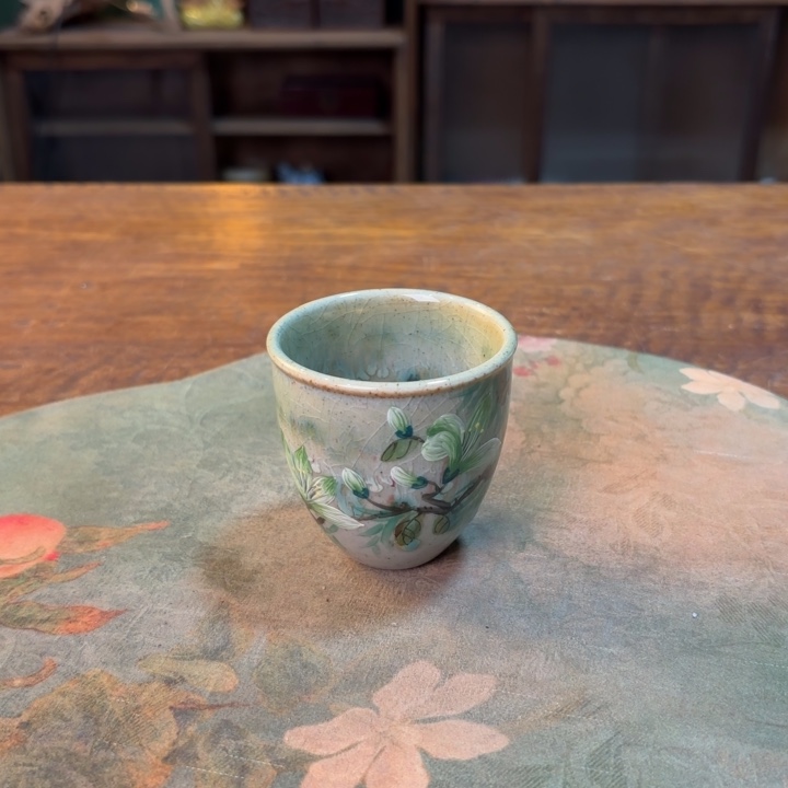 柴烧纯手工手绘陶瓷