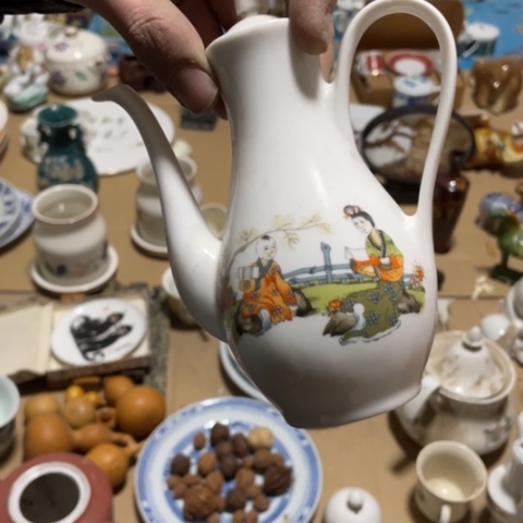 摆件冷*夜陶瓷艺术摆件